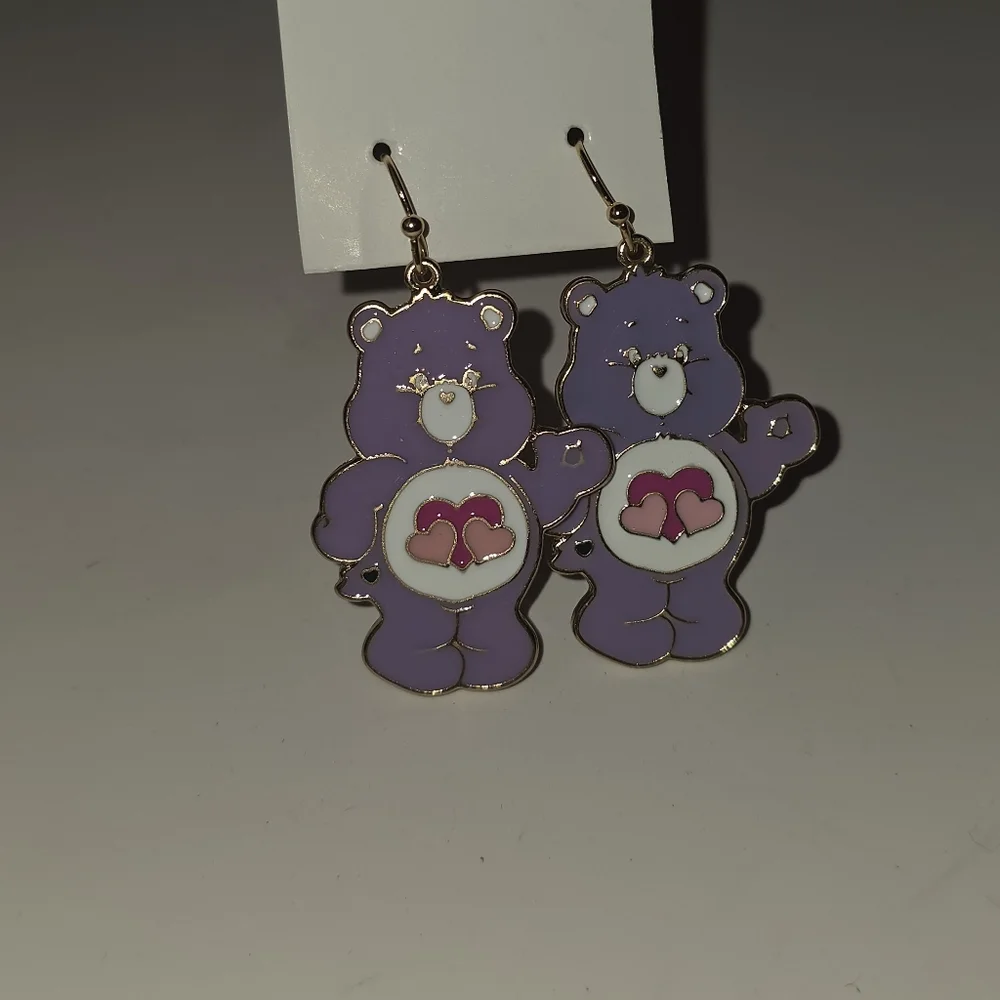 Share Bear Care Bears Earrings Handmade Hypo-Allergenic Bundle/Offer 2 Save
